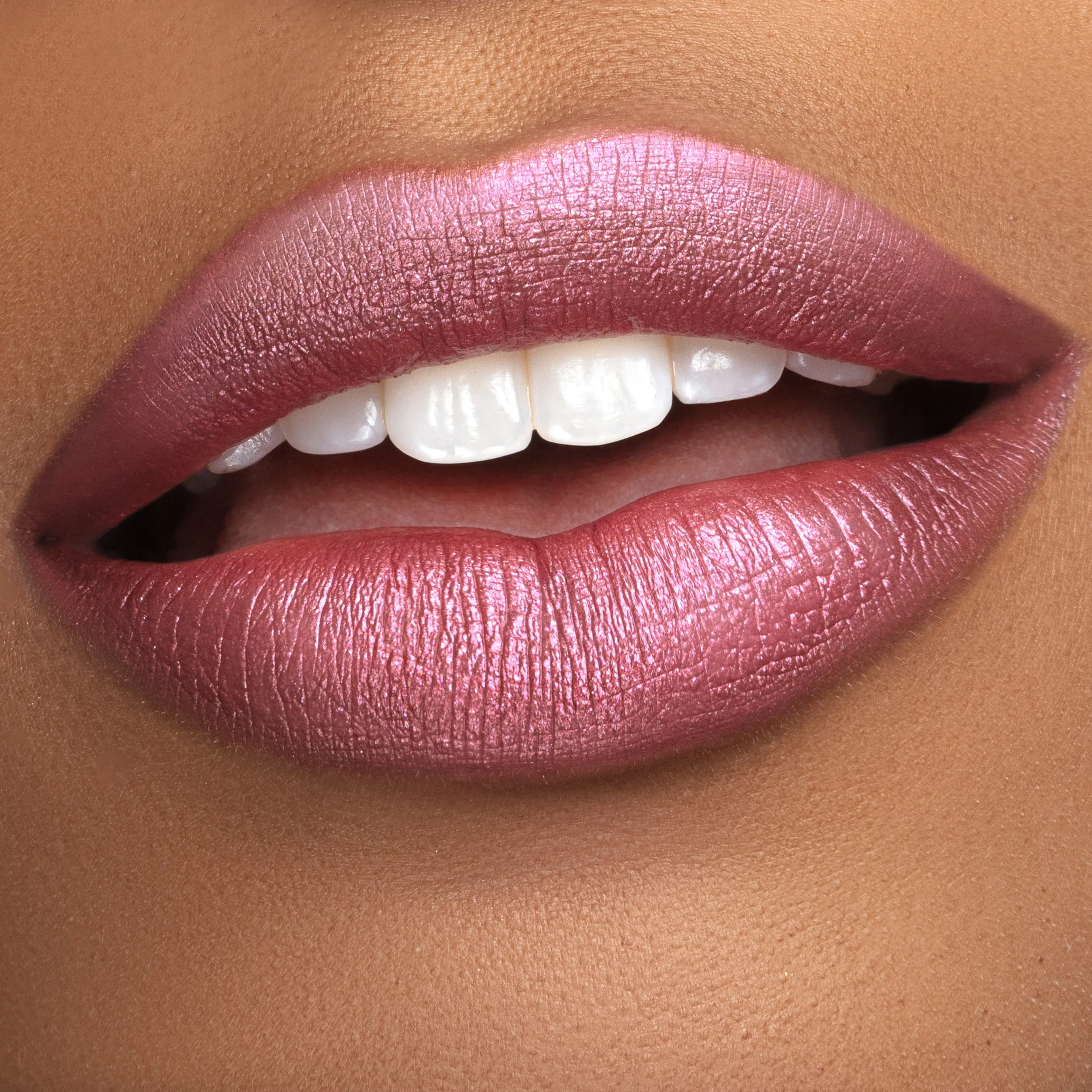 Divine Crème Lipstick: Dusty Blush Mauve with Lilac Shimmer