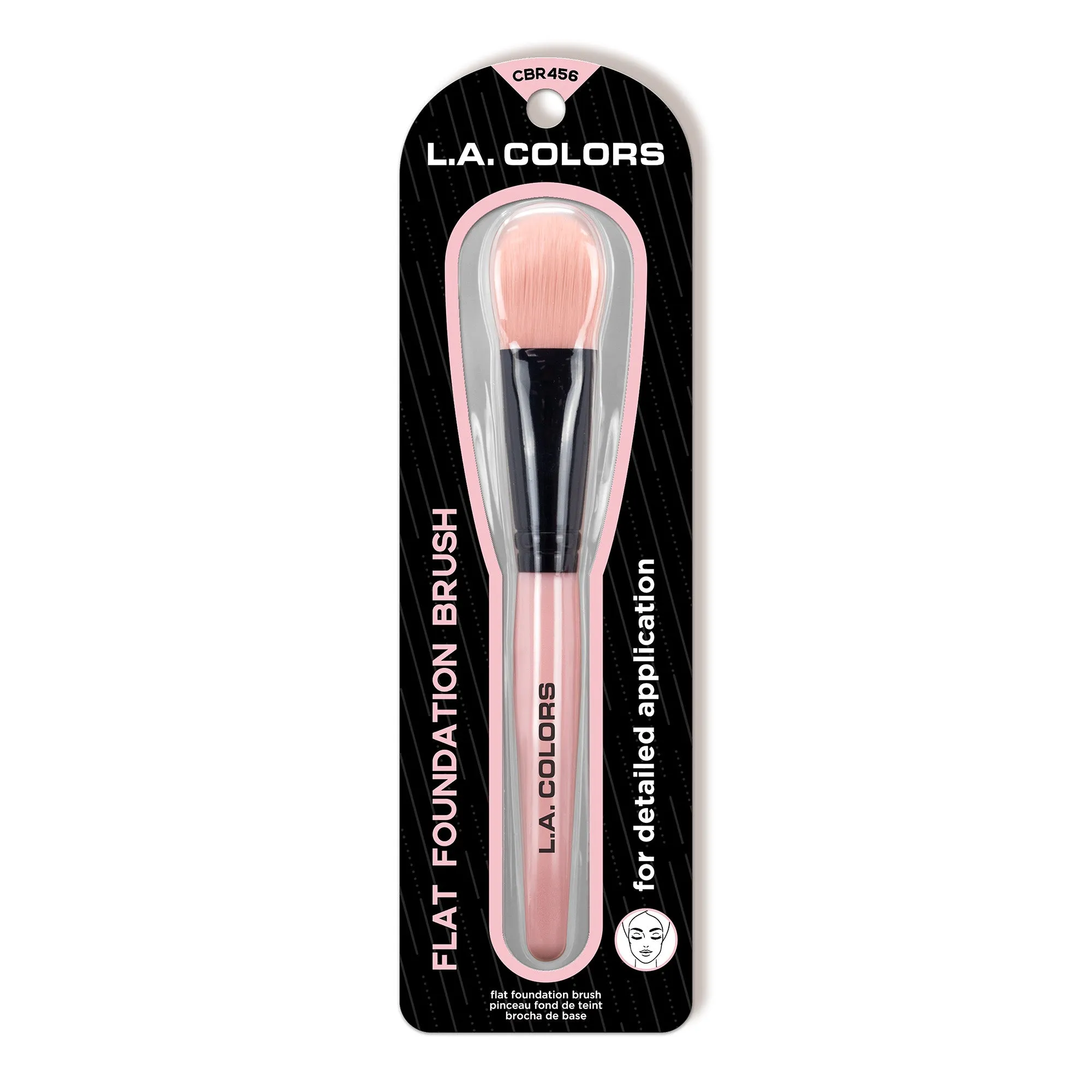 Essential Pink Flat Foundation Brush