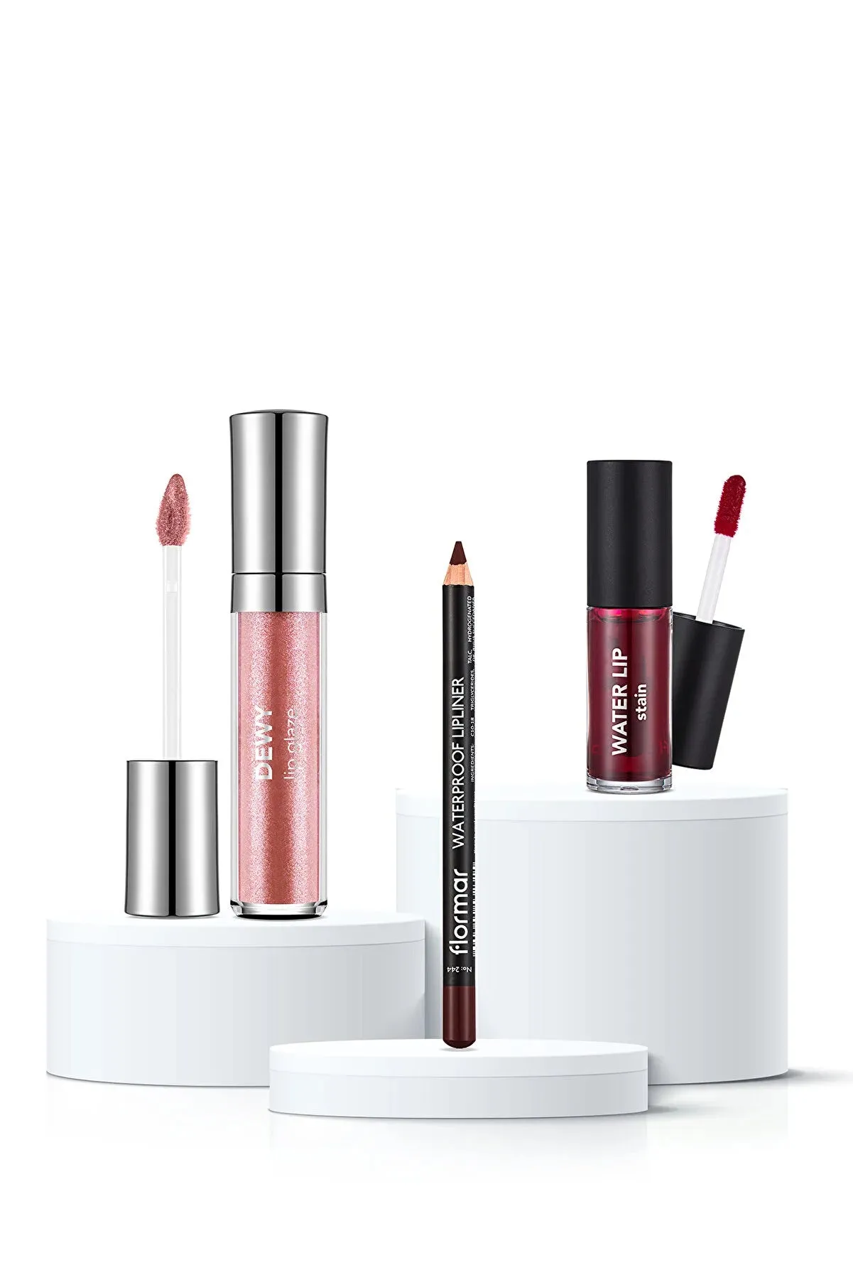 Flormar Cherry Cola Lips 3-Piece Lip Set