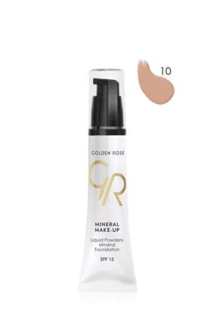 Golden Rose Liquid Powdery Mineral Foundation 10