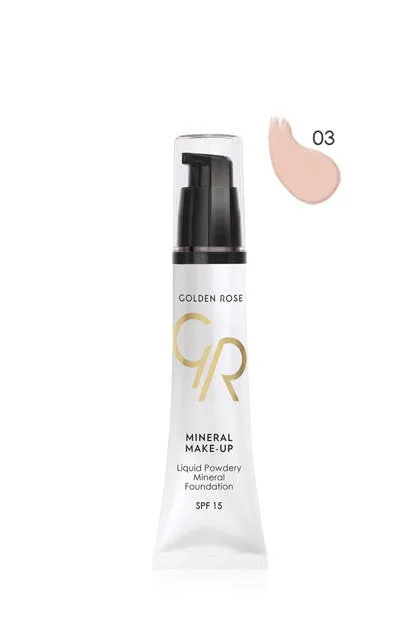 Golden Rose Liquid Powdery Mineral Foundation 3