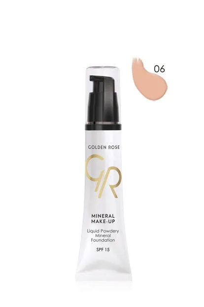 Golden Rose Liquid Powdery Mineral Foundation 6