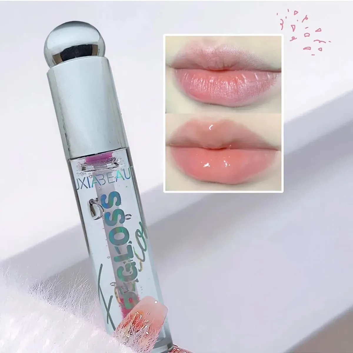 Huxia Beauty 1 PC Shine Gel Lip Gloss for Women