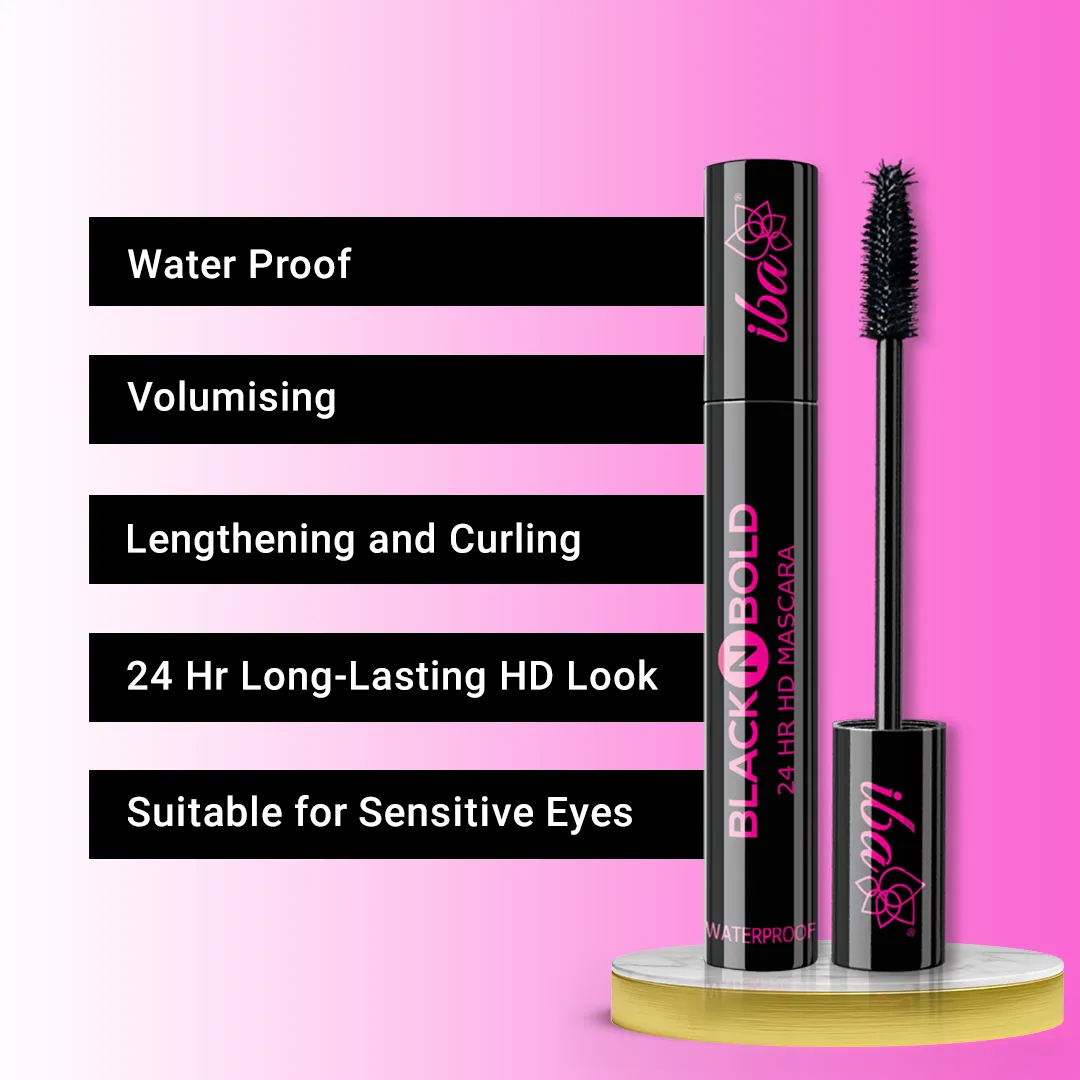 Iba Black N Bold 24 HR HD Mascara