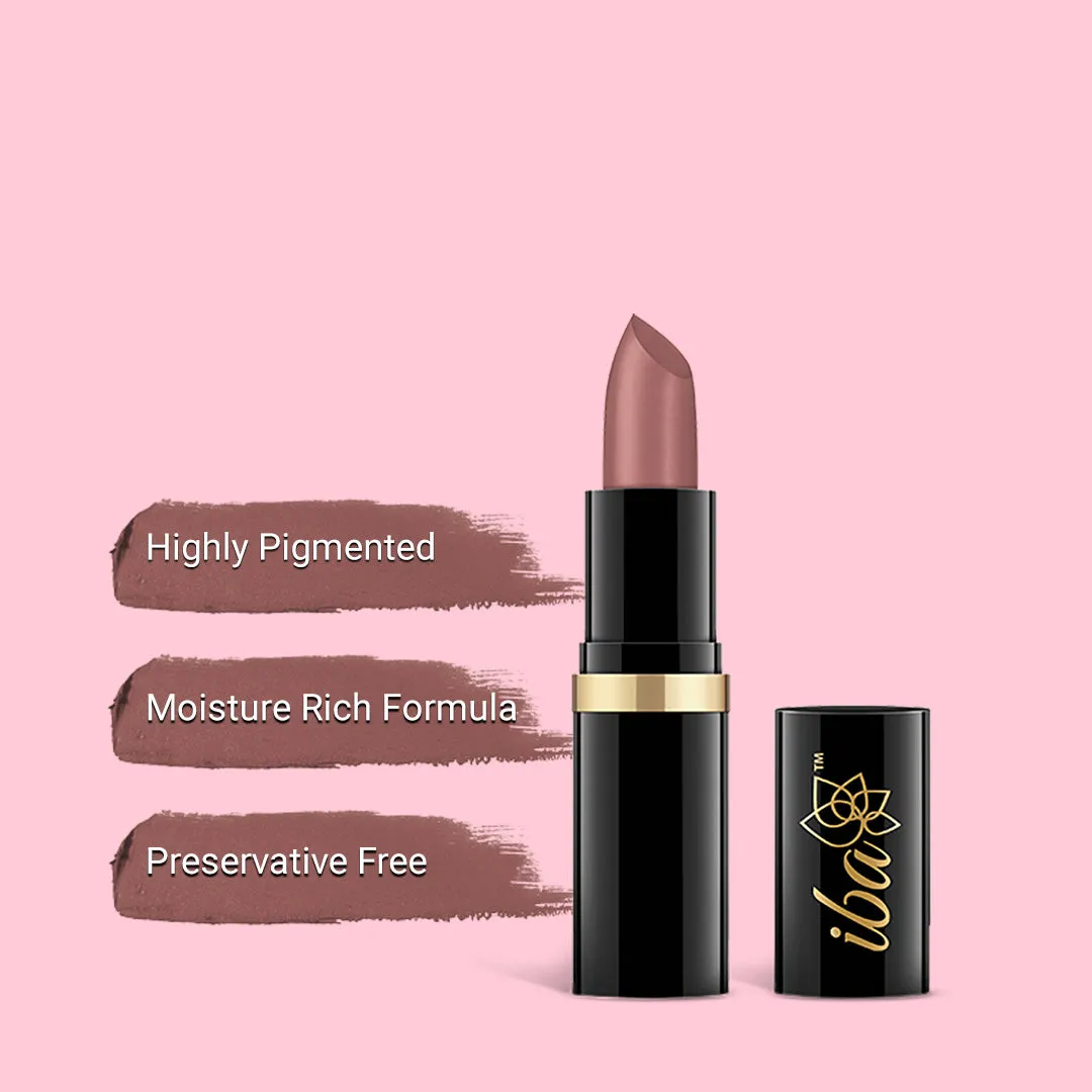 Iba Pure Lips Moisture Rich Lipstick-A45 Glossy Natural