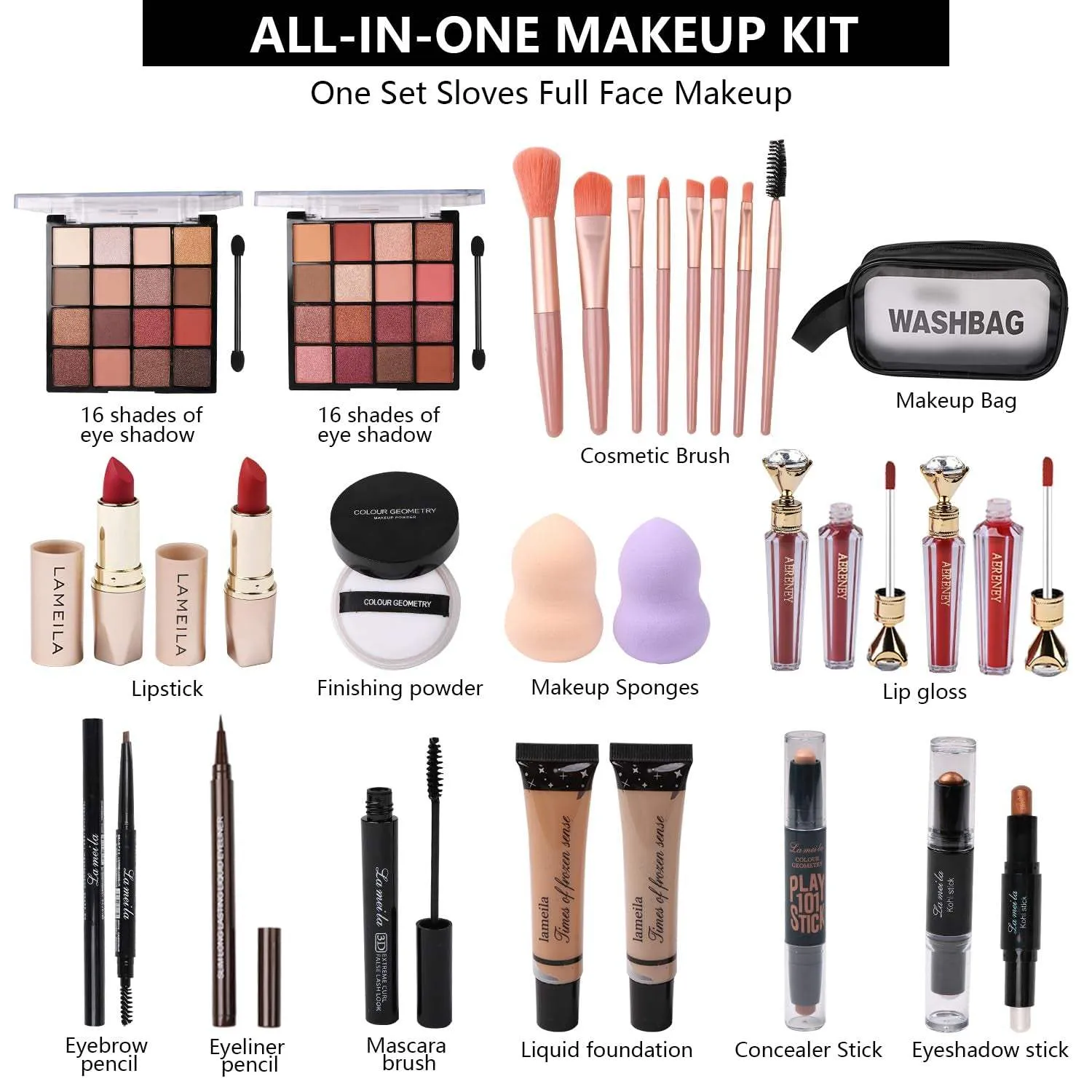 Makeup Kit All-In-One Makeup Gift Set for Women