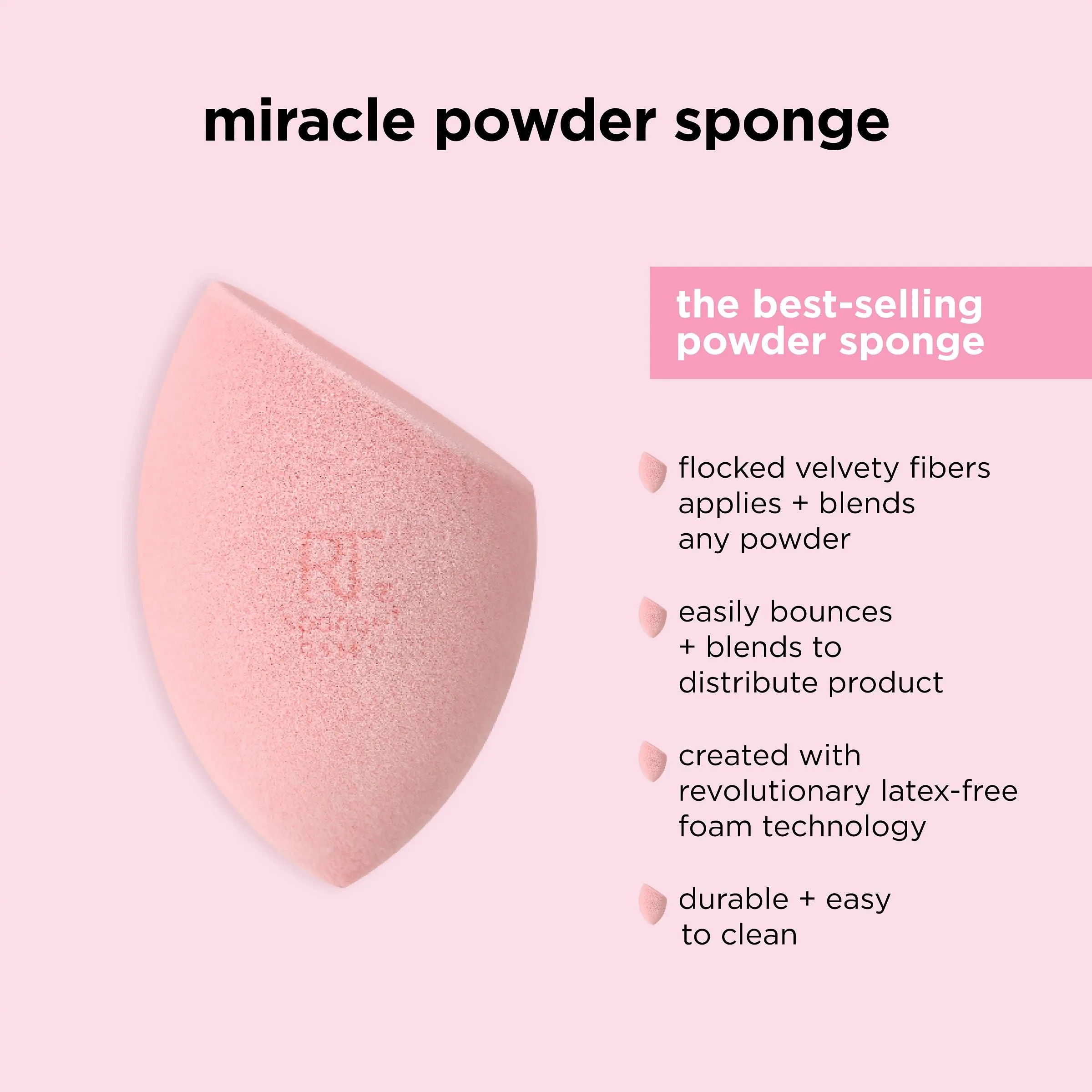 Miracle Powder Sponge, 2 Count