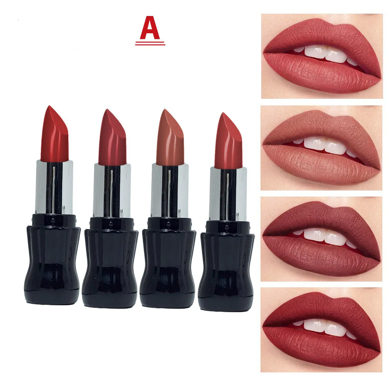 Miss beauty New 4 Pcs Cola Coca Bottle Style Lipstick For Girls and For Women