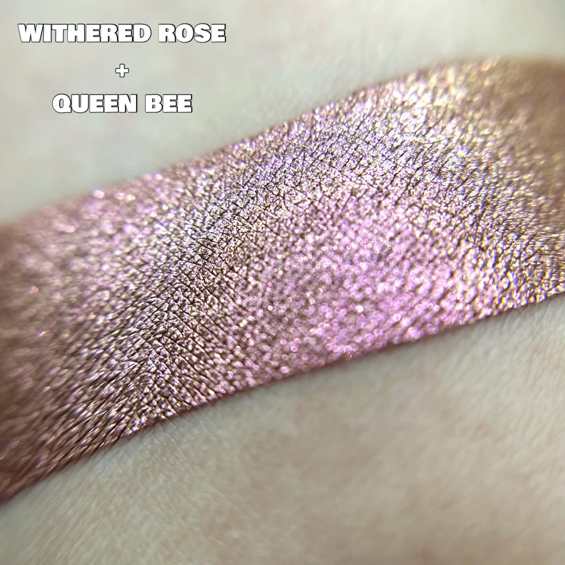 Queen Bee Moonlit Metal Glitter Topper