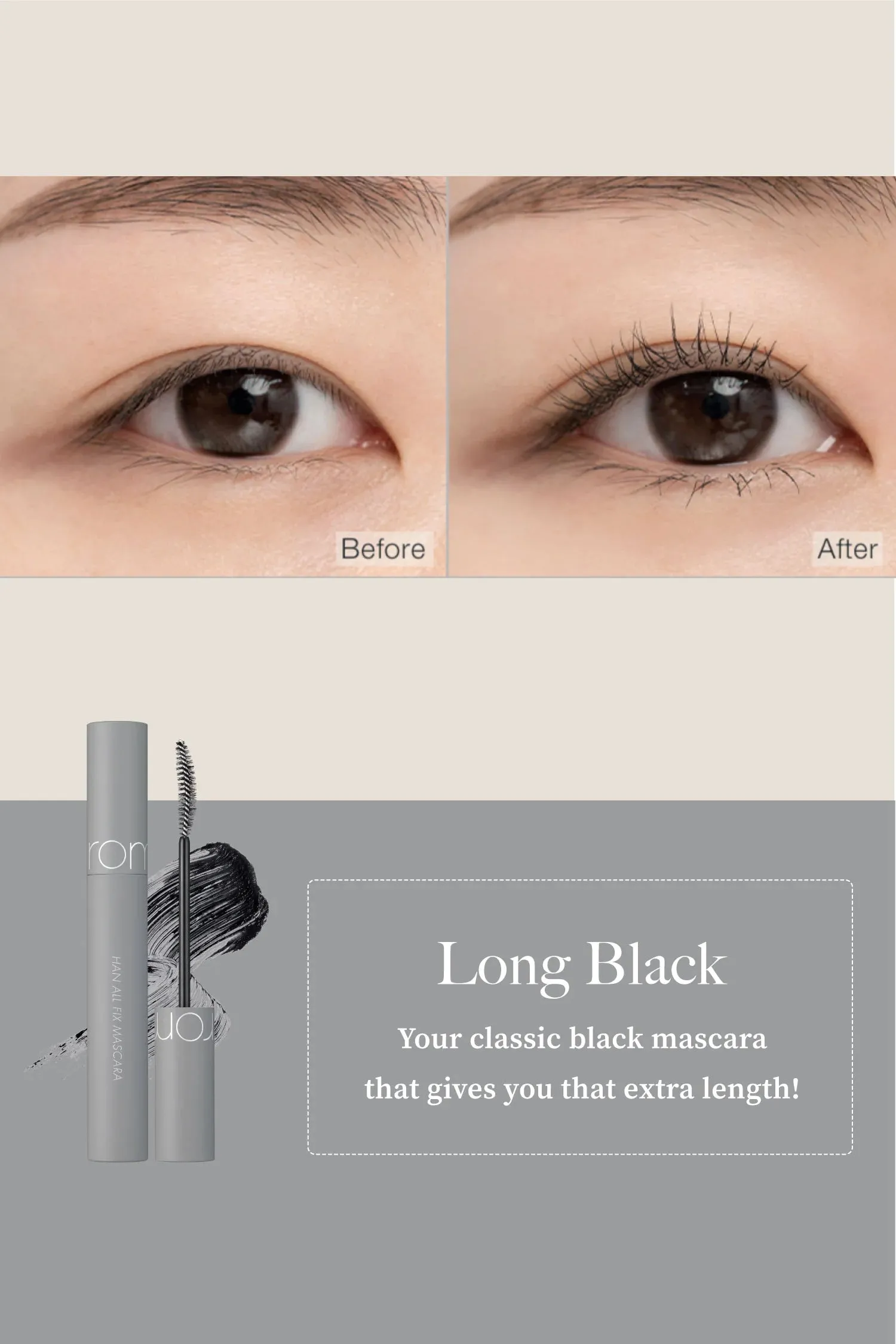 Romand Han All Fix Mascara Long Version